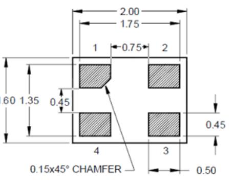 声表谐振器SAW 型号SMD2016规格书